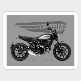 Ducati Scrambler Icon Dark 20 black, sl Magnet